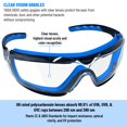 thumbnail image 4 of Gafas de seguridad TAIGAOASIS, paquete de 6, transparentes con protección UV, 4 of 5