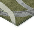 thumbnail image 4 of Addison Rugs Chantille Indoor/Outdoor Transitional Circles Olive Washable Rectangle Rug, 1'8" x 2'6", 4 of 6