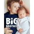 thumbnail image 4 of Tstars Boys' Big Brother T-Shirt - Elder Sibling Gift - Pregnancy Announcement - M, Navy, 4 of 6