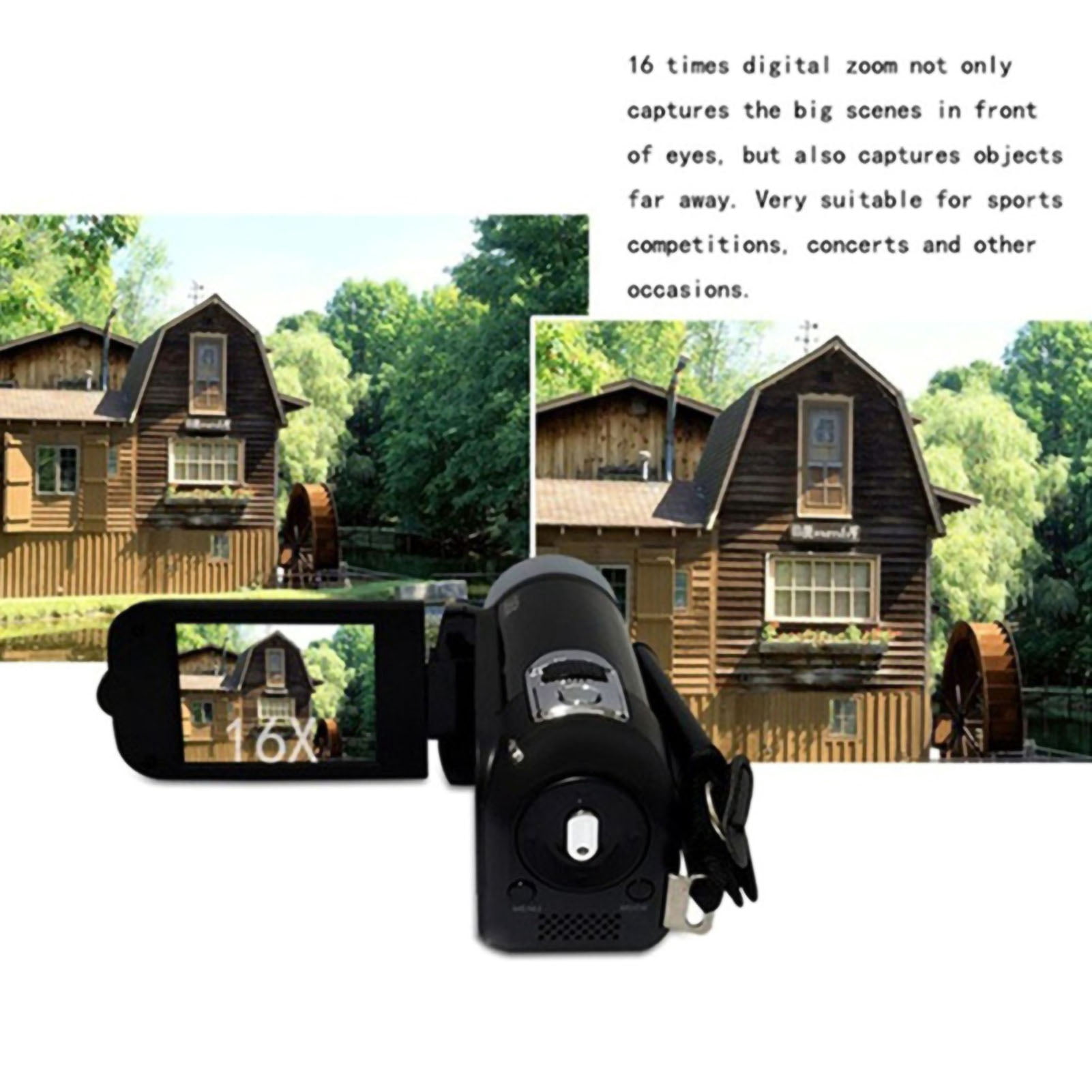 Deyuer 2.7inch Portable Digital Full High Clarity 1080P 1600W DV Video Camera Zoom Camcorder