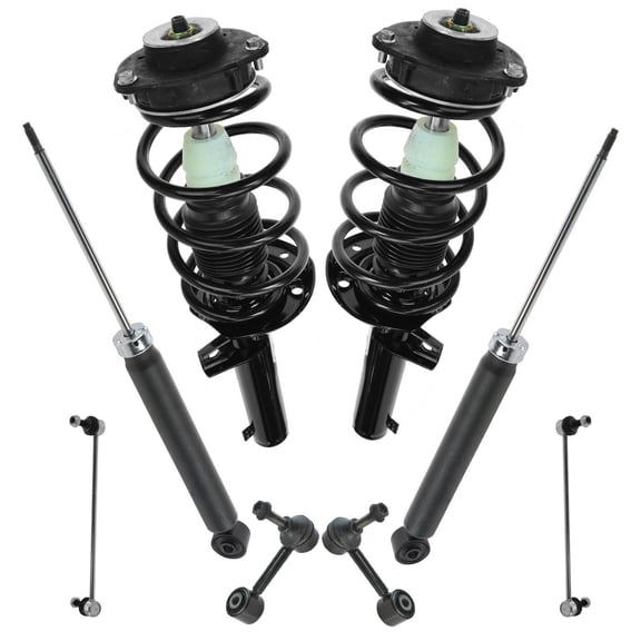 Front Rear Complete Loaded Strut Assembly Shock Sway Bar Links Kit Set 8pc New SKA65405
