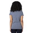 thumbnail image 2 of Ladies' Ultimate Short-Sleeve V-Neck T-Shirt - NAVY HEATHER - XL, 2 of 3