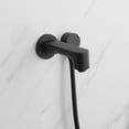 thumbnail image 6 of Lexora  8 in. Luviah Round Rain Shower & Handheld Set, Matte Black, 6 of 8