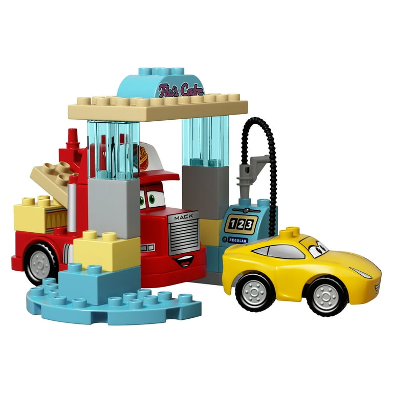 finansiere effektiv patient Lego Duplo Cars Flo's Cafe 10846 Building Set (28 Pieces) - Walmart.com