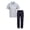 Blue, variant on Ben Sherman Clothes Boys’ 2-Piece Tech Polo Pant Outfit Set – Includes Short Sleeve Polo Shirt & Pants, Comfortable Everyday Clothing for Little & Big Boys Sizes (4-14)