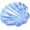 Blue, variant on Shell-Shaped Ergonomic Gel Wrist Rest with Non-Slip Base for Comfortable Gaming, Office, and Typing, Portable & Cute Design, Pink