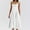 1-White, variant on 2025 Vintage Dress for Women Elegant Spaghetti Strap Bustier Midi Dress Flowy Pleated Prom Dresses with Pockets