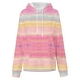 thumbnail image 4 of Fnnxeal Womens Sweatshirts Loose Spring Fall Grahpic Long Sleeve Casual Hoodies Pink Sweatshirts for Women Size L, 4 of 5