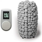 HUUM Hive Mini 11kW Sauna Heater with UKU Local in White - Sauna Stones & Air Tunnel Included