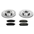 thumbnail image 3 of PowerStop Front Z23 Evolution Sport Carbon-Fiber Ceramic Brake Pad and Drilled & Slotted Rotor Kit Fits: INFINITI Select Models K1179, 3 of 10