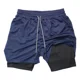 thumbnail image 2 of Short Deportivo Hombre Gym 2 En 1 Bolsa Celular Con Licra, 2 of 3