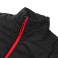 thumbnail image 4 of Abrigo de invierno acolchado para hombre, de manga larga, cuello alto, chaqueta con cremallera completa, abrigo cálido y resistente al viento, 4 of 6