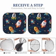 thumbnail image 6 of Sikiie Spaceships and Stars Print Foldable Car Windshield Sun Visor, Car Window Sunshade Suitable for Sedan, SUV and Truck Car Accessories-Small, 6 of 6