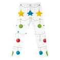 thumbnail image 4 of Utoimkio Girls Christmas Snowflake Elk Printed Stretch Leggings Soft Comfortable Ankle Length Pants Leggings for Kid Little Girls 3-8 Years, 4 of 4