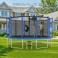 thumbnail image 3 of XMIKA Trampolines with Basketball Hoop, 15FT Trampoline for Kids and Adults, Outdoor Trampoline with Safety Enclosure Net, Lights, Sprinkler, 1500LBS Heavy Duty Recreational Backyard Trampoline, 3 of 8