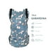 thumbnail image 5 of La Rebozería Portabebé Ergonómico Nukú Gabardina Estampada Firme y Ajustable, 5 of 5