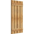 thumbnail image 2 of 23"W x 45"H TimberCraft Four 5 3/8" Boards Spaced Board-n-Batten Shutters, Rough Sawn Western Red Cedar (Per Pair), 2 of 13
