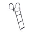 thumbnail image 1 of Stainless Steel Boat Boarding Ladder, 3 Step, Sliding, Folding, Swimming Launching, Boat Accessories, 1 of 7