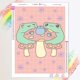 thumbnail image 1 of Pintura de diamantes de dibujos animados, imagen Kawaii de rana, Kits de punto de cruz, bordado de diamantes completo, decoración de mosaico, regalo de cumpleaños para niños, 1 of 4