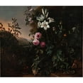 thumbnail image 2 of Matthias Withoos 23x20 Gold Ornate Framed and Double Matted Museum Art Print Titled - Still Life (1670), 2 of 4