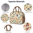 thumbnail image 4 of Womens LightBeige Cartoon Dinosaurs Plants Pattern Lunch Box for Work,Insulated Lunch Bag for Women,Loncheras Para Mujer,Leakproof Adult Lunch Bag for Work,Beach,Travel,Picnic,Camping, 4 of 7