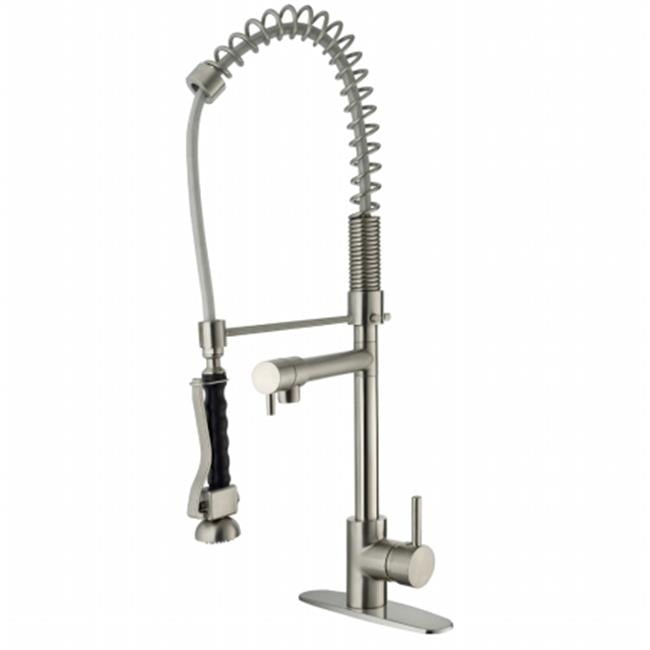Vigo Vg02007stk1 Stainless Steel Pull Down Spray Kitchen Faucet With Vigo Vg02007stk1 Stainless Steel Pull Down Spray Kitchen Faucet With Deck Plate