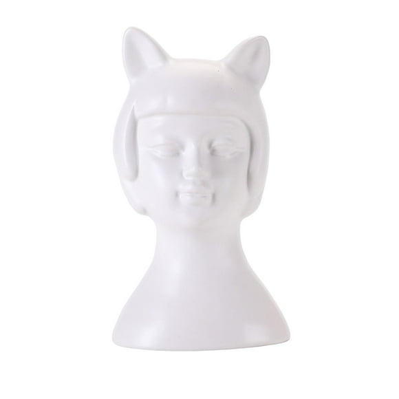 Jarra de cerámica creativa para flores, centro de mesa, maceta decorativa de estilo rústico. Estilo F