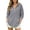1-329Grey1824, variant on CAIVO Women Hoodies Oversized Long Sleeve Hoodied Sweatshirt Quarter Zip Up Hoodies Pullover Curved Lightweight Oversized Fashion Fall Win Solid Color Cold Weather Tops