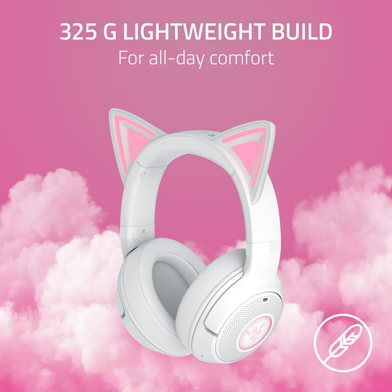 Razer Kraken Kitty V2 Wireless Bluetooth Chroma Headset, White