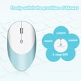 thumbnail image 4 of T36 Wireless Three-mode Bluetooth 5.0/3.0 Mouse 2.4G Wireless Mouse Silent Design Suitable For Office Blue, 4 of 11