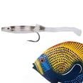 thumbnail image 3 of 6 Pieces Fishing Lures Set Exquisite Angling Fittings Professional Small Size Simulation Bait Hook Tools Tackle Accessory Leopard black, 3 of 8