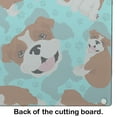 thumbnail image 5 of Red and White English Bulldog Glass Cutting Board Large, 5 of 5