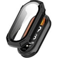 thumbnail image 3 of KOMI 3 Pack Compatible with Xiaomi Mi Band 8 Screen Protector with Tempered Glass Hard PC Case Cover Anti-Scratch All-Around Protective Cases for Xiaomi Smart Band 8 Fitness Tracker, 3 of 5