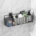 thumbnail image 7 of RKZDSR Metal Wall Basket - Versatile Storage Solution for Sundries, Kitchen Seasonings, Shower Toiletries, and Kitchen Accessories, 7 of 7