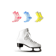thumbnail image 3 of Best Skating Socks & Mid Tights for Kids' Figure Skating Practice Blue, Medium, 3 of 9