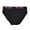 Black, variant on Bxsruta Women's Plus Size High Waist Thong Breathable Seamless Lace Underwear for Everyday Comfortable Wear