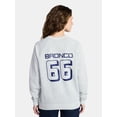 thumbnail image 3 of Ford Bronco Women's Front Back Graphic Sweatshirt with Long Sleeves, Sizes XXS-XXL, 3 of 5