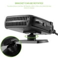 thumbnail image 3 of Car Heater 12V/24V Windshield De-Icers 2 in 1 150W Fast Heating & Cooling Fans Cars Defogger Plug in Cigarette Lighter, 3 of 11