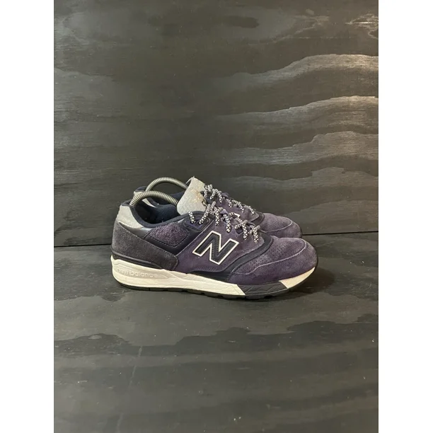 New Balance 597 Mens Size 8.5 Blue Casual Shoes Sneakers ML597HTA