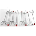 thumbnail image 2 of DOVETAIL 8 Pc 4" Single Straight Pegboard Hooks Set | Stainless Steel | Ball-Ended Safety Tips | 1/8" Thickness | Ideal for Workshops and Retail Displays, 2 of 2