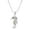 Multicolor, variant on Seahorse Pendant Necklace Aqua Rhinestone Crystal Rhodium Plated 17 Inch Snake Chain J0237-AQ