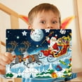 thumbnail image 1 of Puzzle Thickened Paper Santa 126 Of Puzzle For Children To Assemble Hunger Hippo Game Extra Large for Toddlers Computer for Toddlers 4 Years Old Building for Kids Ages 2 Giggle Wiggle Doll Board Games, 1 of 3