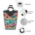 thumbnail image 4 of Lsque Hawaii Palms Laundry Basket, Laundry Hamper, Dirty Clothes Hamper for Laundry, Collapsible, Waterproof Laundry Baskets with Aluminum Handles for Laundry, Dorm, Family, 4 of 6
