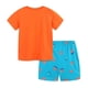 thumbnail image 4 of Odeerbi 2-8 Años Niños Conjuntos de Verano Camiseta de Manga Corta de Algodón Hawaiana Conjunto de Dos Piezas Con Cintura Elástica Suelta, 4 of 6
