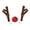 Brown, variant on Shoreew 3Pcs Christmas Car Decorations Car Reindeer Antlers Red Nose Kit Festive Auto Accessories for Sedans Trucks