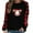 7-Christmas Shirts-Red, variant on SELONE Christmas Tshirt Women's Long Sleeve Xmas Pullover Tops Christmas Tree Tees Blouses Christmas Themed Clothing Christmas Outfits Ideas Holiday Attire Party Collection Red L