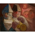 thumbnail image 3 of Tadeusz Makowski 18x15 Black Modern Framed Museum Art Print Titled - Ball (1931), 3 of 5