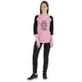 thumbnail image 4 of Inkmeso T-Shirt Manches 3/4 Raglan pour Femmes, Vous Pouvez Arrêter de Demander Quand Nous Avons un Bébé Maintenant Top Graphique de Grossesse, 4 of 7