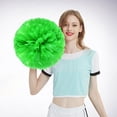 thumbnail image 2 of Dsscvnef Cheerleading Handheld Colorful Flowers for Sports Performance Cheering Supplies Lightweight Four Finger Ring Buckle Design Off Party Event Accessories 2PCS, 2 of 4