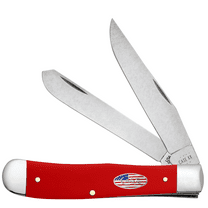 Case XX Knives 'American Workman' Trapper Red Synthetic Carbon Steel Pocket Knife